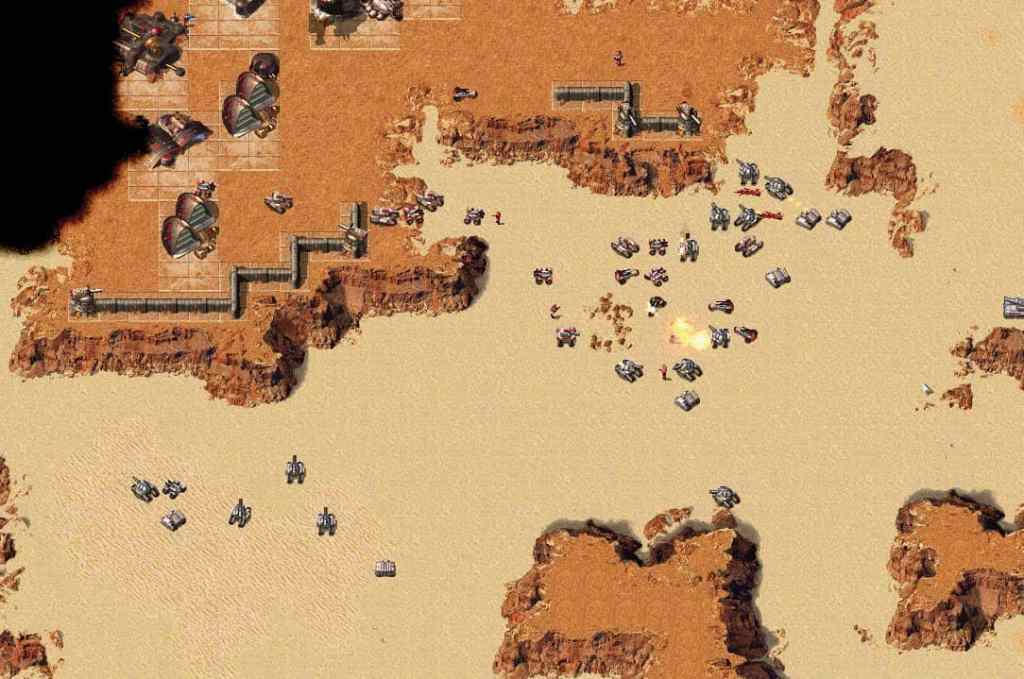 A screenshot of Dune 2000... not from one of my campaigns