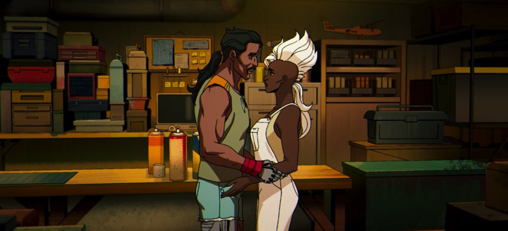 Forge and Storm in the episode "Lifedeath Part 2" in X-Men '97